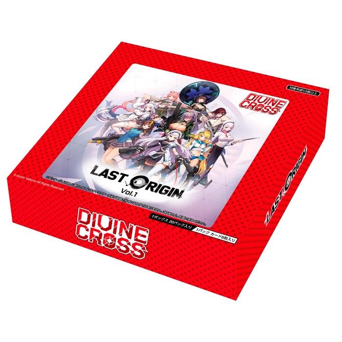 TCG LAST ORIGIN Vol.1 DIVINE CROSS 20-Pack Box Red 13cm x 3cm