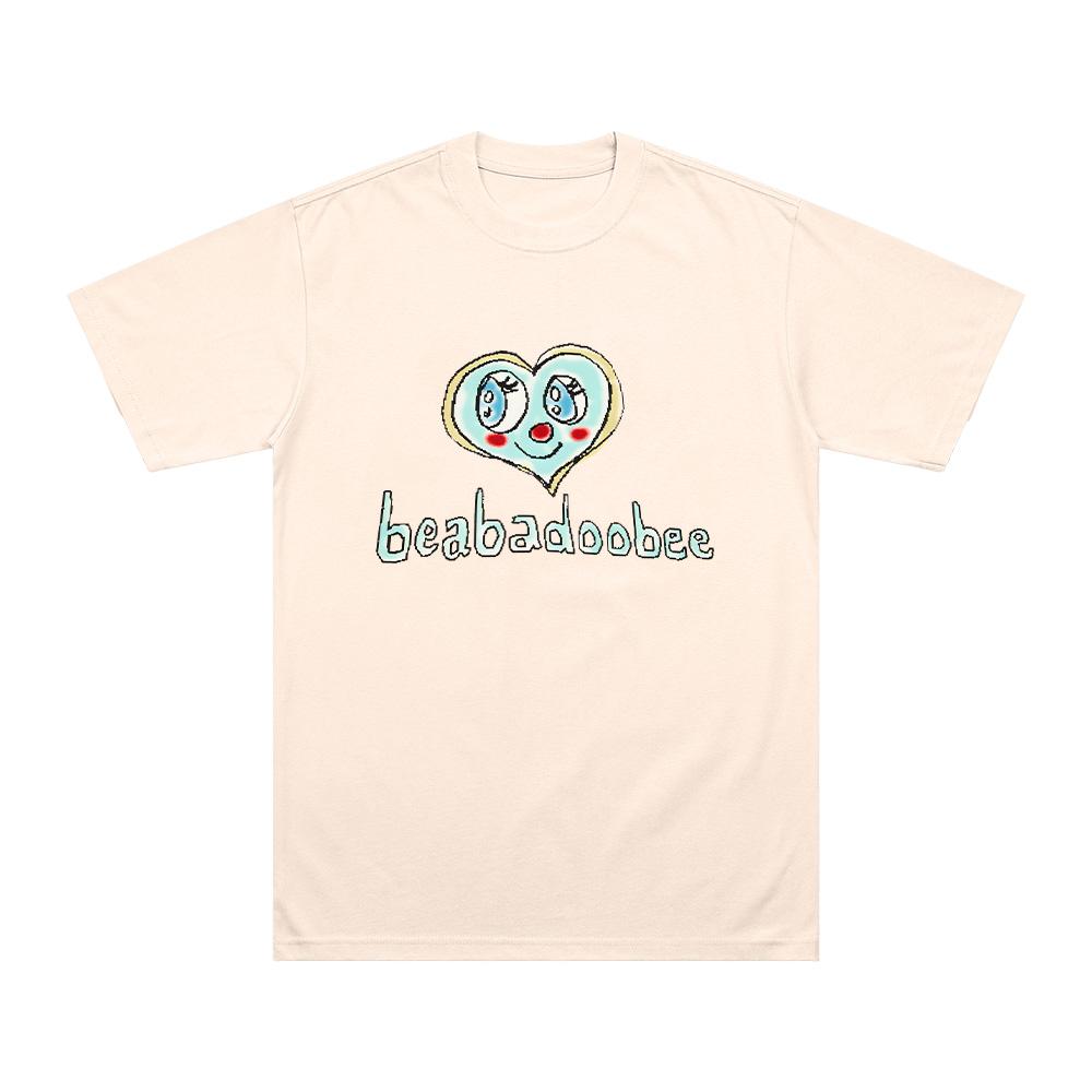 T-shirt Beabadoobee Heart Eyes pour homme et femme, style hip-hop, pop, décontracté, en coton, manches courtes, coupe ample, streetwear