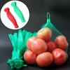 10pcs Mesh Net Bag Plastic Nylon Food Packaging Bag With Buckles Reusable For Vegetable Fruit Egg Storage Pouch Home Organizer