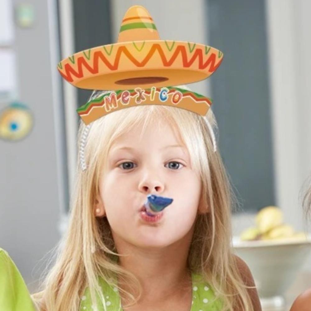 24pcs Funny Mexican Themed Glasses Cartoon Fiesta Crazy Glasses  Photo Booth Props