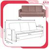 Sofa Sofa Alicja Sofa Bed Bonell Bed Family Furniture Pink