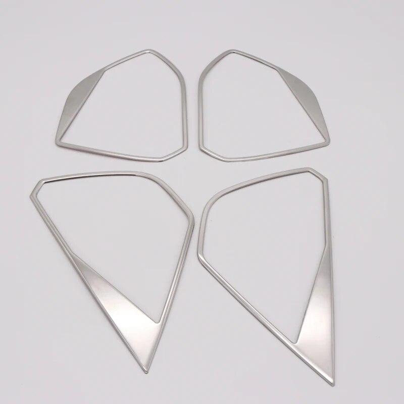 Car Accessories for Peugeot 3008 5008 GT 2017-2022 Stainless Steel Interior Door Speaker Cover Trim 4pcs