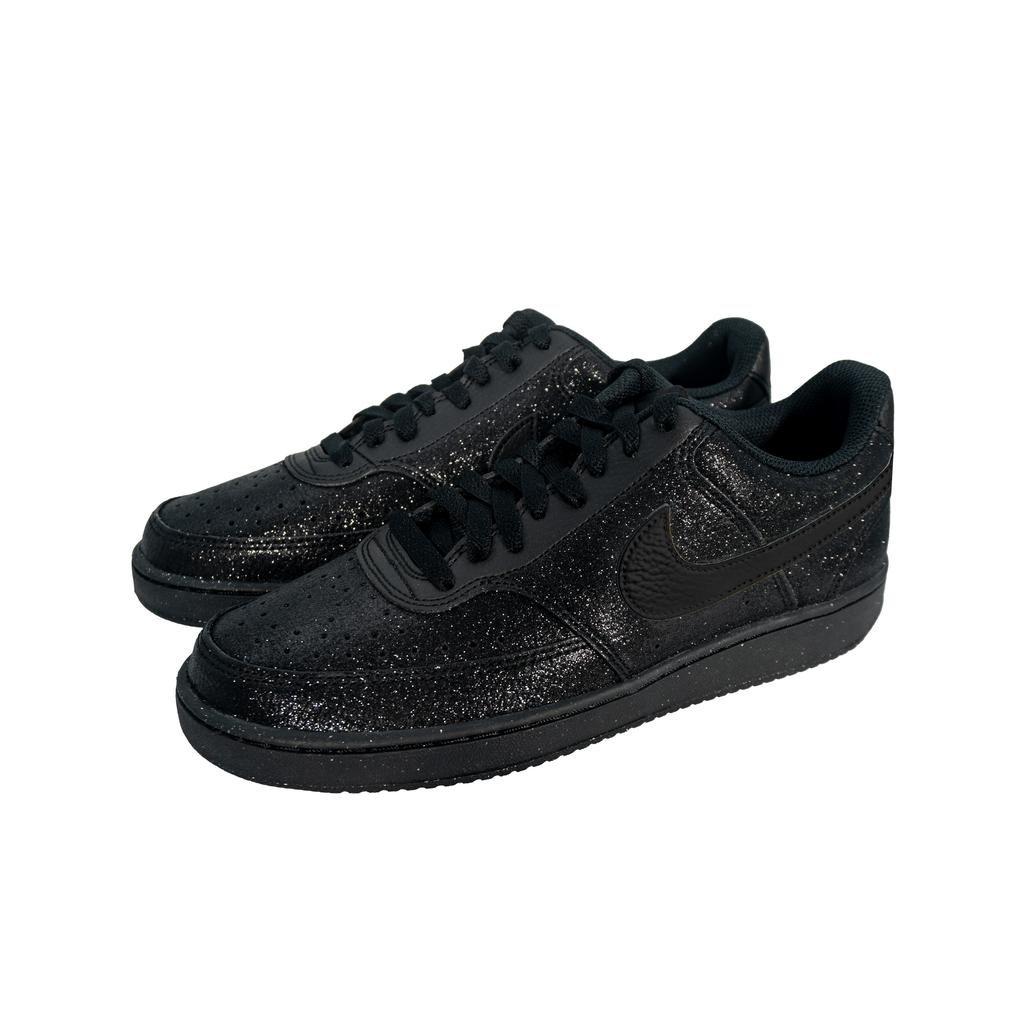Nike Court Vision Slip Resistant Abrasion Resistant Low Top Skateboard Shoes Unisex Black Diamond DH2987-002(Team133-vision)