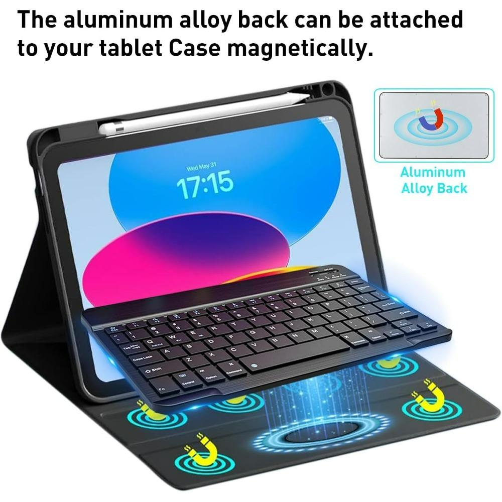 10 Lnch Wireless Bluetooth Mini Keyboard For iPad Phone Tablet Portable Bluetooth Keyboard and Mouse For Samsung Android