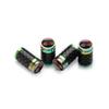 4Pcs Car Tire Decoration Carbon Fiber Wheel Valve Stem Caps Badge For Ford Focus Fiesta EcoSport Ranger Fusion Mondeo Mustang