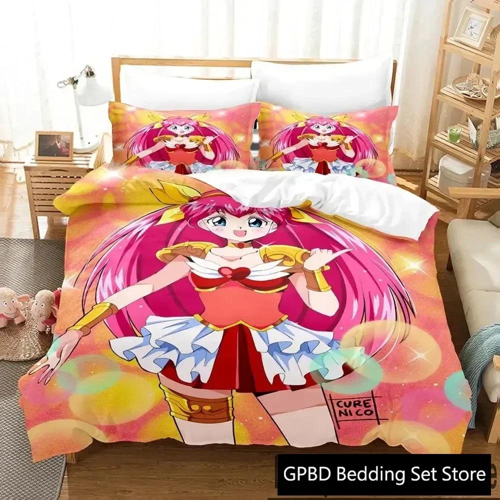 Comforter 3D Print Anime Wedding Peach Bedding Set Bedroom Soft Modern S Comefortable Kids And
