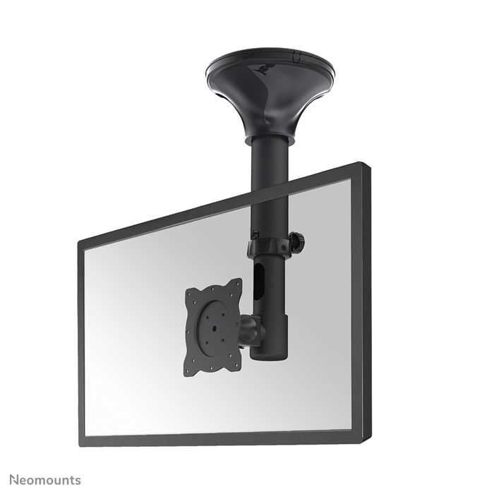 Support plafond d'écrans plats - NEWSTAR - FPMA-C025BLACK - Inclinable - Pivotant - Noir