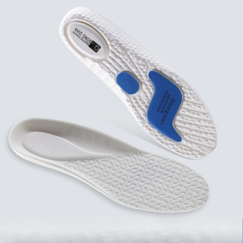 

4pair Sports Insole High Elasticity Shock Absorption Sweat Absorption Deodorant Not Tired After Standing for A Long Time 35-36
