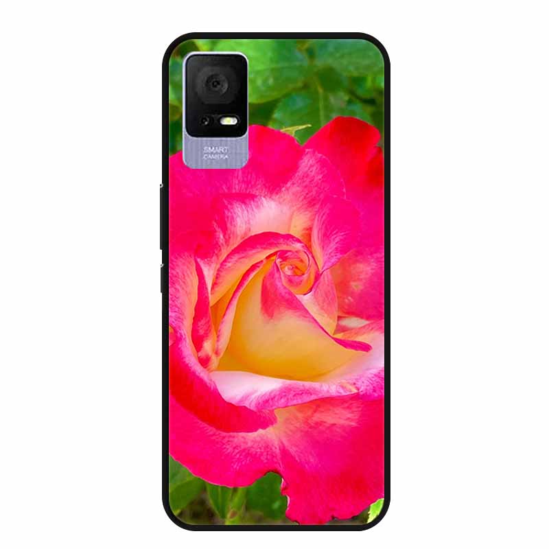 For TCL Ion V Case IonX Painted Cat Soft TPU Black Silicone Phone Cases for TCL Ion X Cover Fundas IonV Coques for TCLIonX Bags