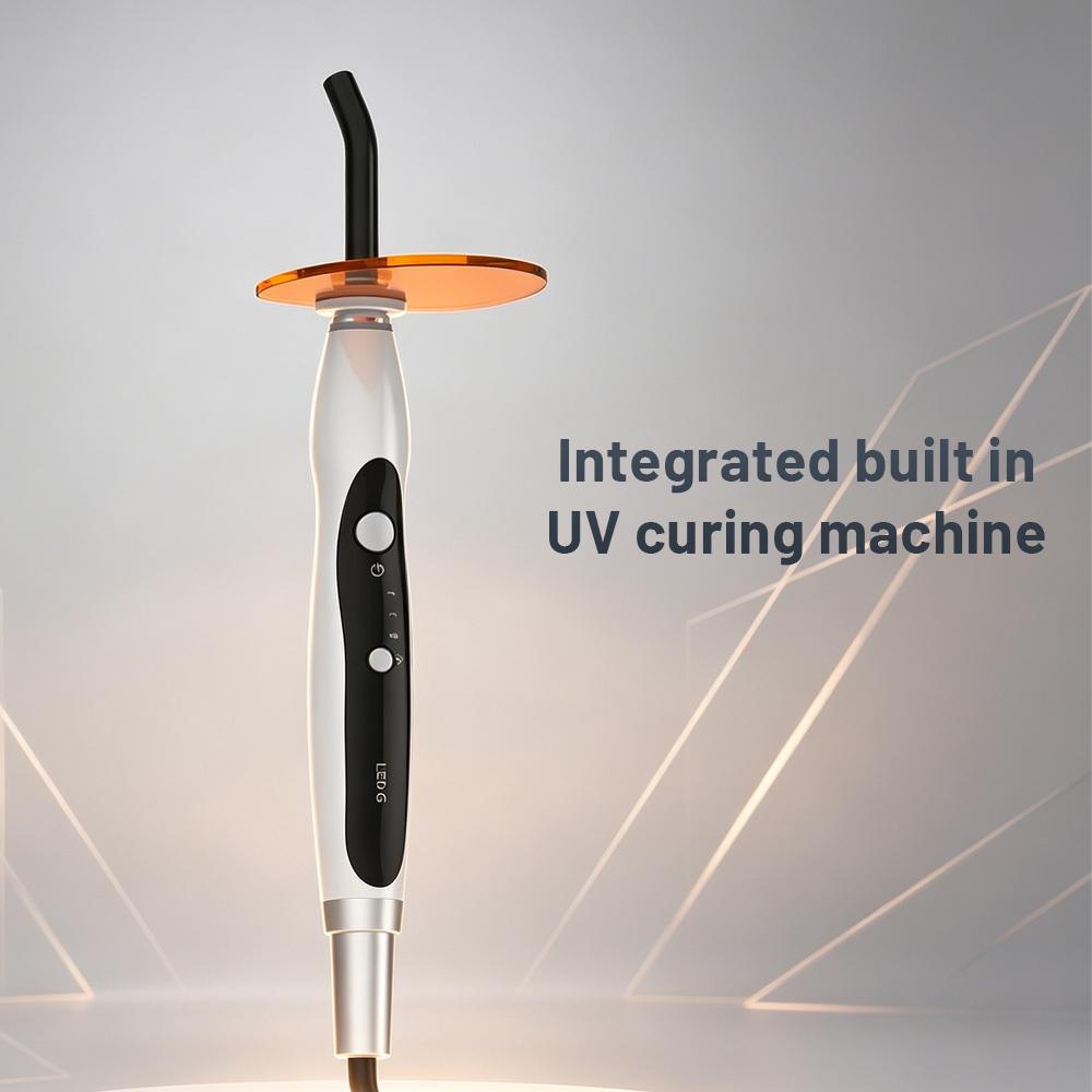 Woodpecker LED-G Wireless Dental Curing Light Wide Spectrum Resin Cure Lamp Rechargeable Portable Oral Light Cure Unit Equipment