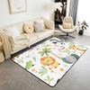 Erosebridal Nursery Jungle Animal Kids Area Rug 4'11" x 3'3" | Safari Elephant Giraffe Carpet for Boys Girls Cartoon Koala Lion Indoor Floor