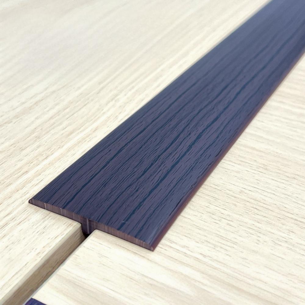 1pc 118.11inX1.97in Carpet To Tile Floor Transition Strip Self Adhesive T-Molding Threshold Household Divider Cover Doorway