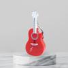 Tiny Guitar Keychain Keyring Music Style Pendant Charms Worlds Smallest