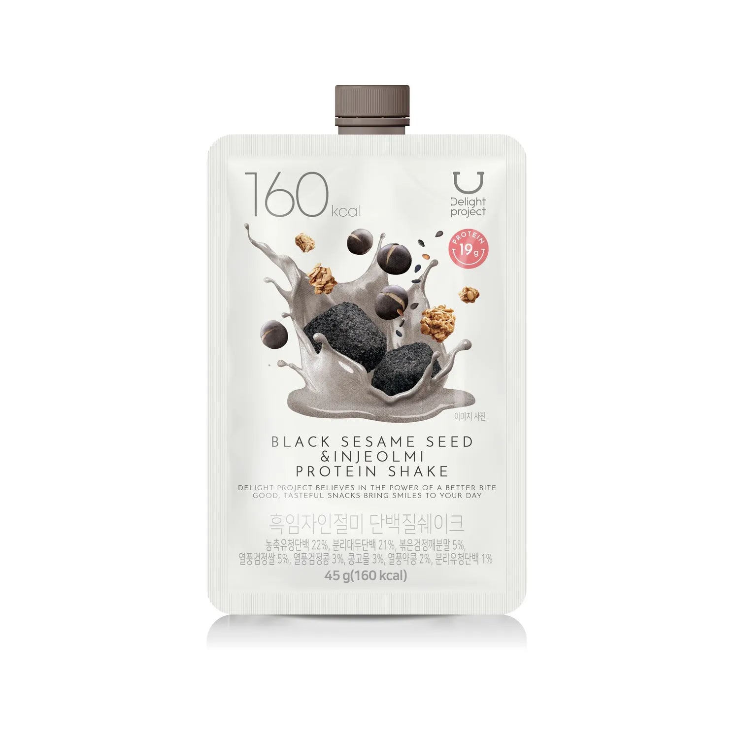 Delight project Black Sesame & Injeolmi Protein Shake 1pack