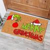 Christmas Doormat Front Door Outdoor Welcome Mat Fun Doormat Home Non-slip Rug Decoration