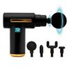 Q DEVICES Portable Massage Gun - Percussive Therapy Deep Tissue Massager for Muscle Recovery, 6 Speeds & 4 Heads - Ultra Quiet Electric Handheld Gu