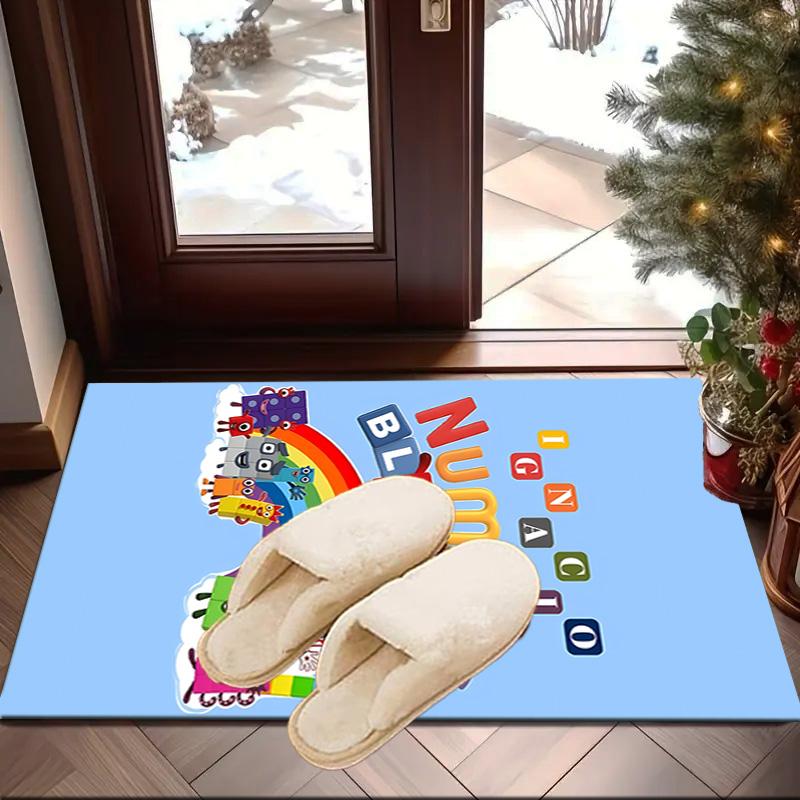 Number-Blocks Adventure Carpet, Chair Rug,Rug for Office Bedroom living rooms, Doormat decor Fan Gift Christmas Gift