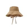 UV Protected Sunscreen Bucket Hat with Drawstring Quick-drying Sun Hat Wide Brim Fisherman Hat for Summer Outdoor Activities