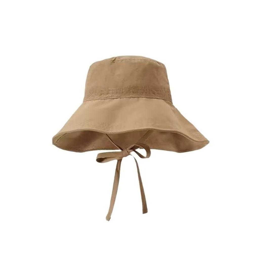 

Wide Brim Sunscreen Bucket Hat UV Protected Sun Hat Fisherman Hat for Summer Outdoor Activities темного кольору хакі