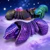 3D Printed Pangolin Statue, Fidget Action Figures for Home Office Desk Decor, Flexible 3D Printed Animal, 32Cm/12.6In,16Cm/6.3In