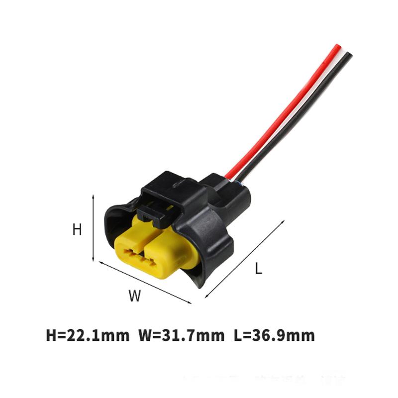 H8 H11 Car Light Socket With Cable For Nissan Headlight Base Connector Accessories
