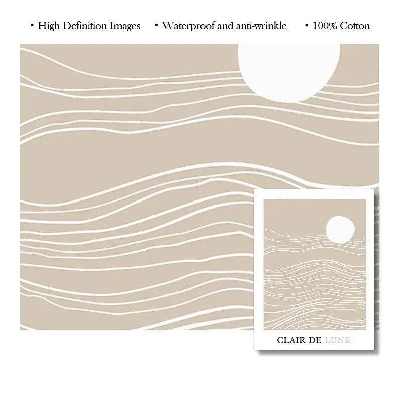 Beige Pampas Canvas Poster Shell Reed Leaf Modern Wall Art Prints Dried Flowers Print Pictures Nordic Posters Living Room Decor