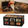 Rust Resistant Wood Jewelry Case Multifunctional Jewelry Box Wood Texture Suitable for Travel and Home Displaying