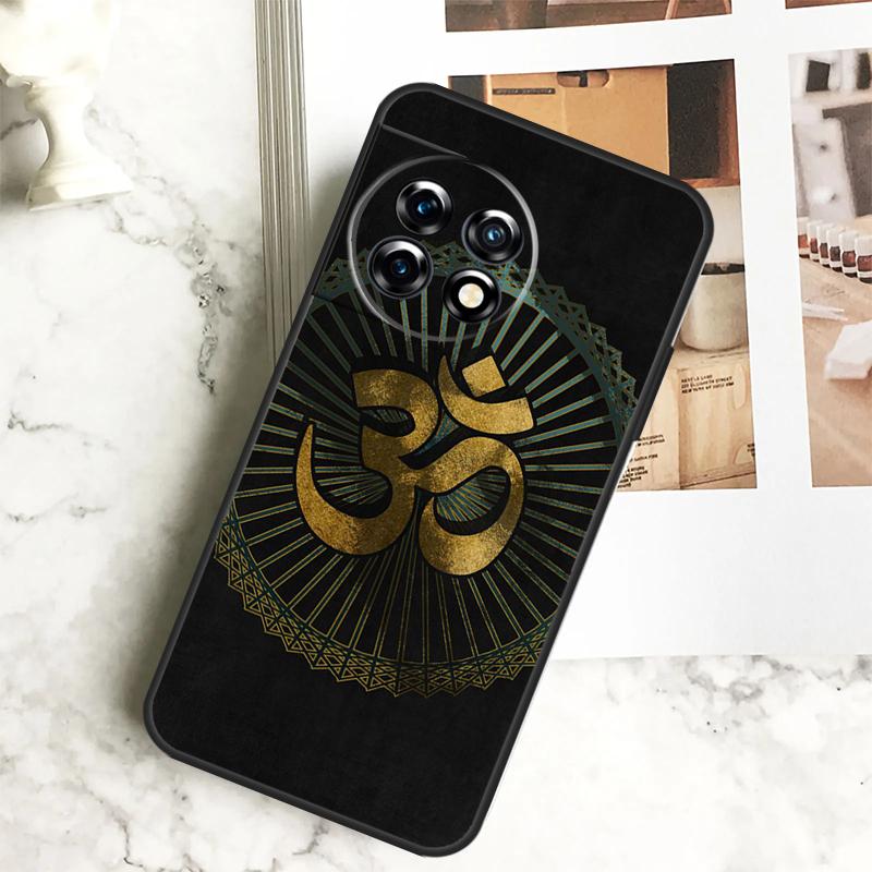 Om Hindu Symbol Case For OnePlus 12 12R 11 9 10 Pro 10R 9R 8T 10T Nord CE 2 3 Lite 2T N10 N20 N30 CE4 Cover