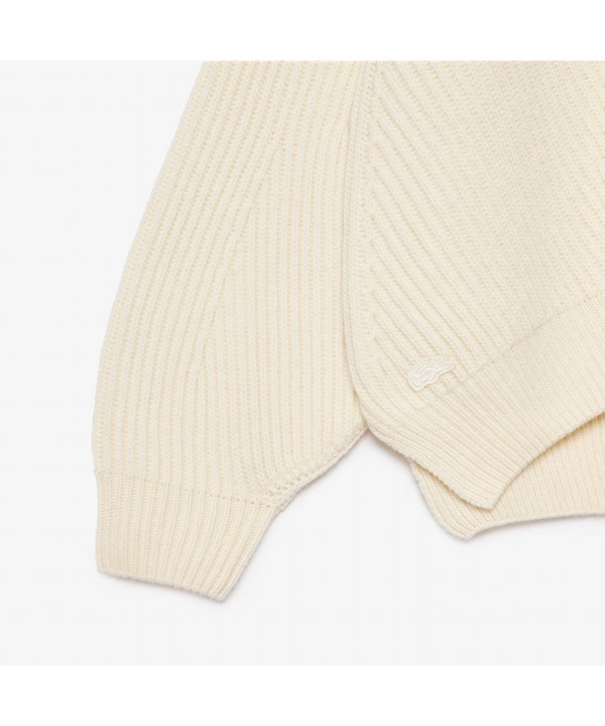 LACOSTE Women'S 3D Half-Zip Sweater Af2528-54N 70V