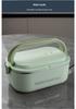 Stainless Steel Electric Heated Lunch Box - Insulated Student Bento Box