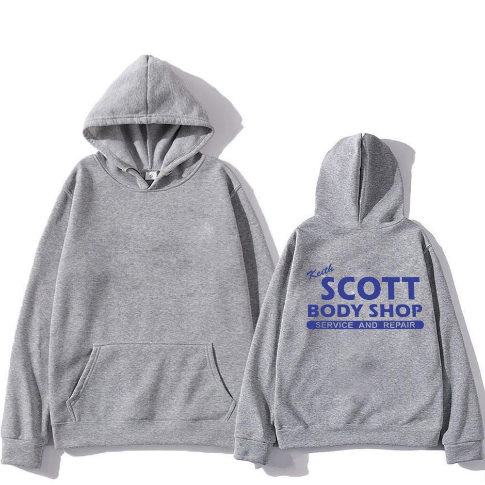 Keith Scott Body Shop Hoodie One Tree Hill Funny Women/men Harajuku Aesthetic Hoodies Autumn Winter Pullover Sweatshirt Vintage