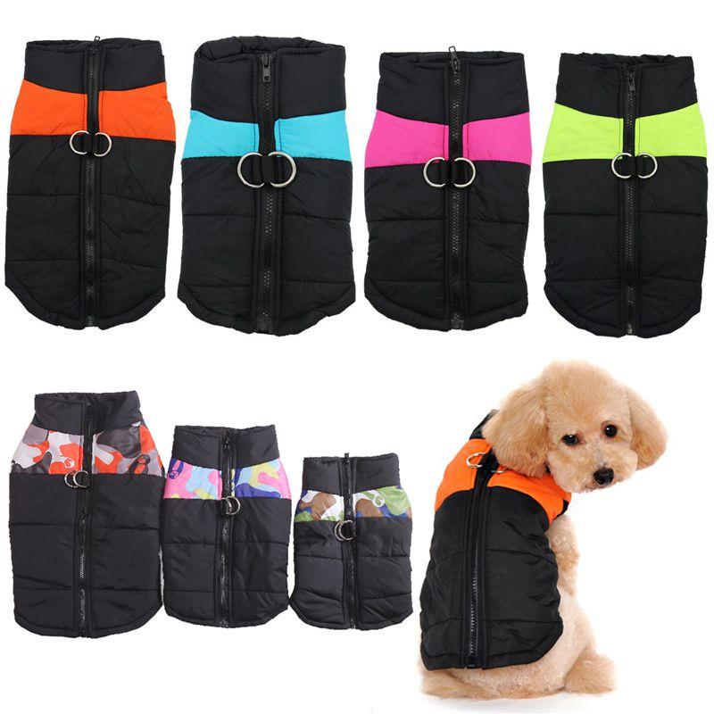 Pet Clothing Apparel Vest Winter Down Coat Jacket Dog Puppy Warm Large Clothes