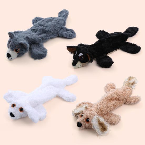 Dog Chew Toy Adorable Appearance Bite-resistant Cartoon Shape Washable Tear-proof Relieve Boredom Extra Soft Pet Dog Cat Interactive Sound