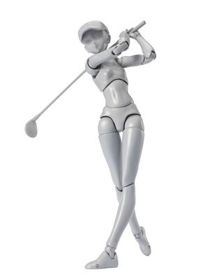 BANDAI SPIRITS S.H.Figuarts Body-chan -Sports- Edition DX SET (BIRDIE WING Ver.) Approximately 135mm PVC & ABS Painted Movable Figure