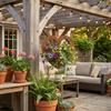 Retro Metall Pflanzhänger Eisen Pflanzgefäß Dekorative Hängende Blumentopf Garten Terrasse