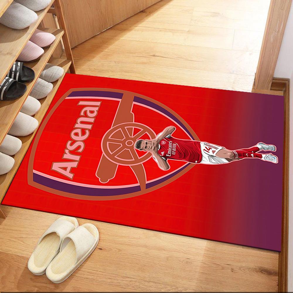Arsenal Floor Mat Design for Foyer Entryway Decorate room Hallway Antislip Carpet Office home decor Luxury Gift for Birthday, Christmas, Wedding