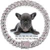 Hip Hop Bling Diamond Dog Necklace Link Chain Link Chain Necklace Dog Diamond Chain Collar