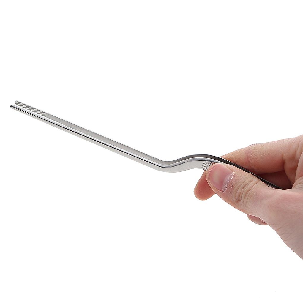 Mit Kochpinzetten (21 cm) Gebogene Deco Kochzange