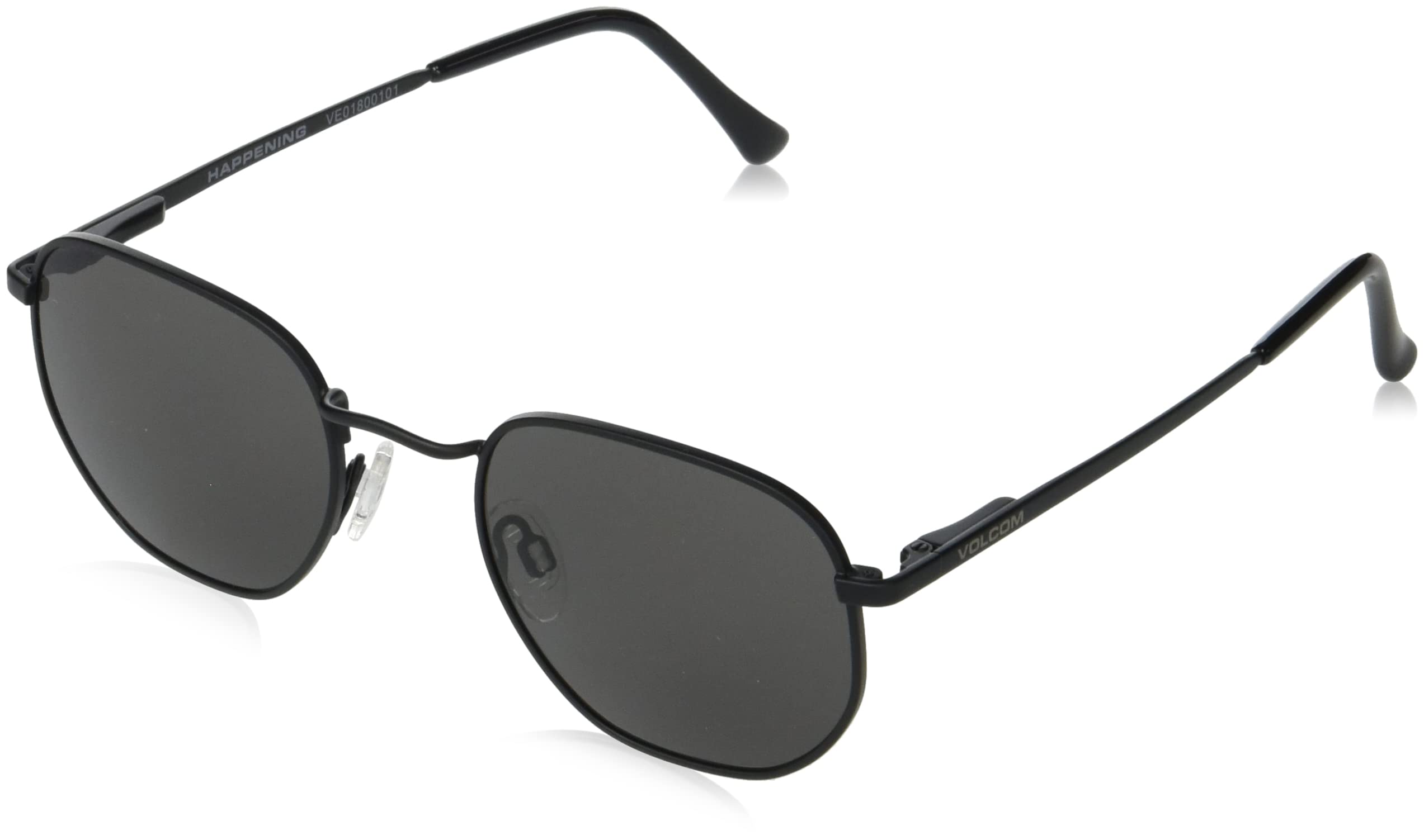 

Unisex Sunglasses Stylish Glasses Matte EA [Volcom] (Round/Normal Lens) [VE01800101 / Happening] Black/Gray