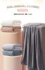 Bath towels Large fast water soft to the microfiber durable after bath water quick antibacterial and deodorizing [AYO 3-piece set, gray, 70140cm]