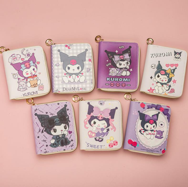 New Cartoon Anime Cute Zipper Wallet - Women's Coin Purse & Card Holder