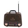 Retro Bluetooth Speaker AM FM SW Radio Rechargeable Vintage Wireless Speaker with Telescopic Antenna