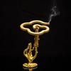 1/4 Stuks Wierookstokhouder Mini Lotus Geurclip Wierookbrander Kegels Rokerige Theehuis Sandelhout Spiraalbasis Woondecoratie
