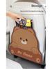 Universal Cartoon Car Seat Back Protective Kick Mat for Kids