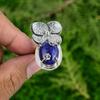 Mothers day Deal Lapis Lazuli Stone Promise New Flower Ring 925 Sterling Silver