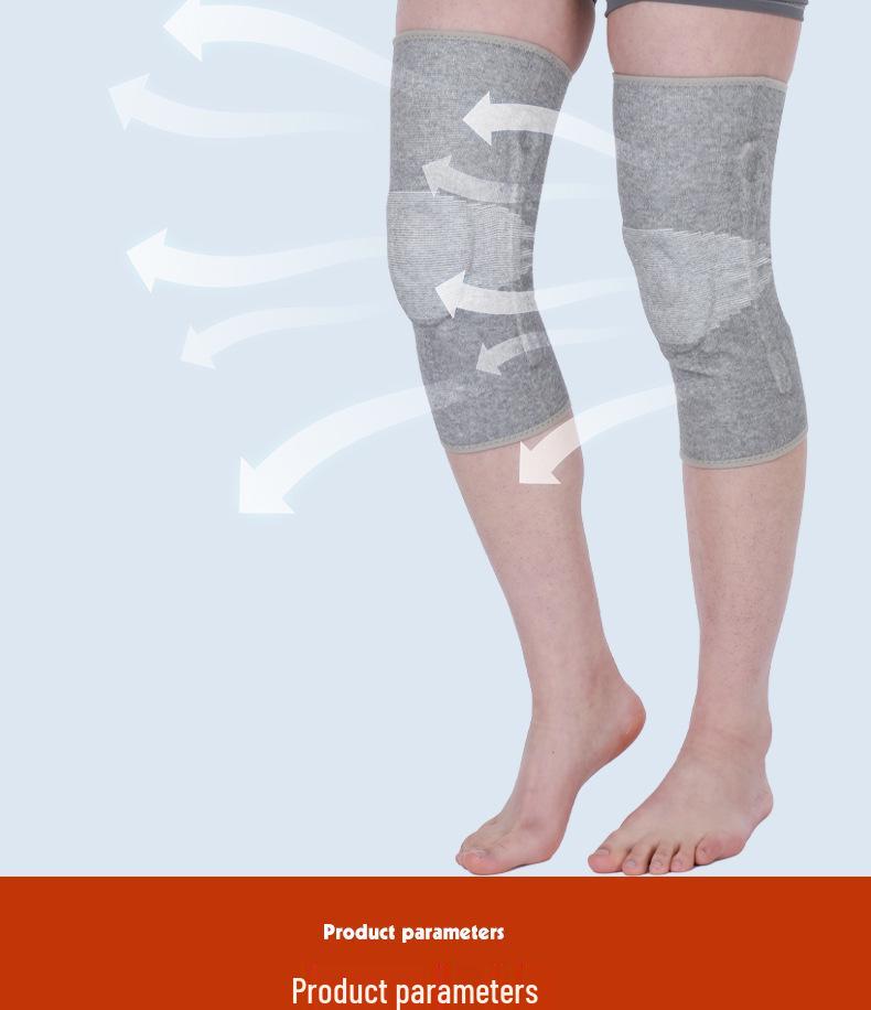 Elastic Knee Pads for Sports: Anti-slip, Patella Compression, Leg Warmth, Protective Gear for Basketball, Running, and Mountaineering