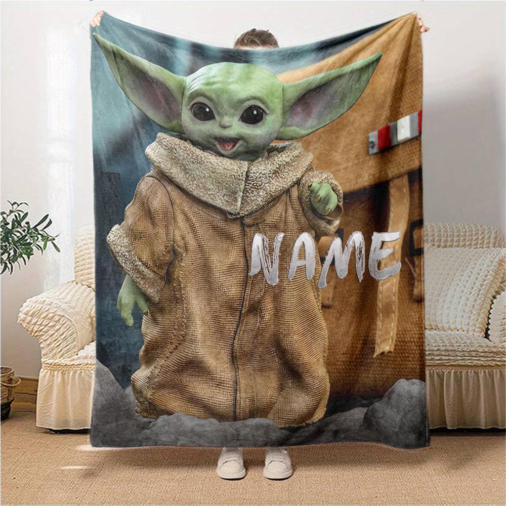 Custom Name "Captain America: Thunderous Hero" blanket for Couch & Bed, Plush Cozy Fuzzy Blanket Super Soft & Warm Blankets for Fall and Winter. 09082