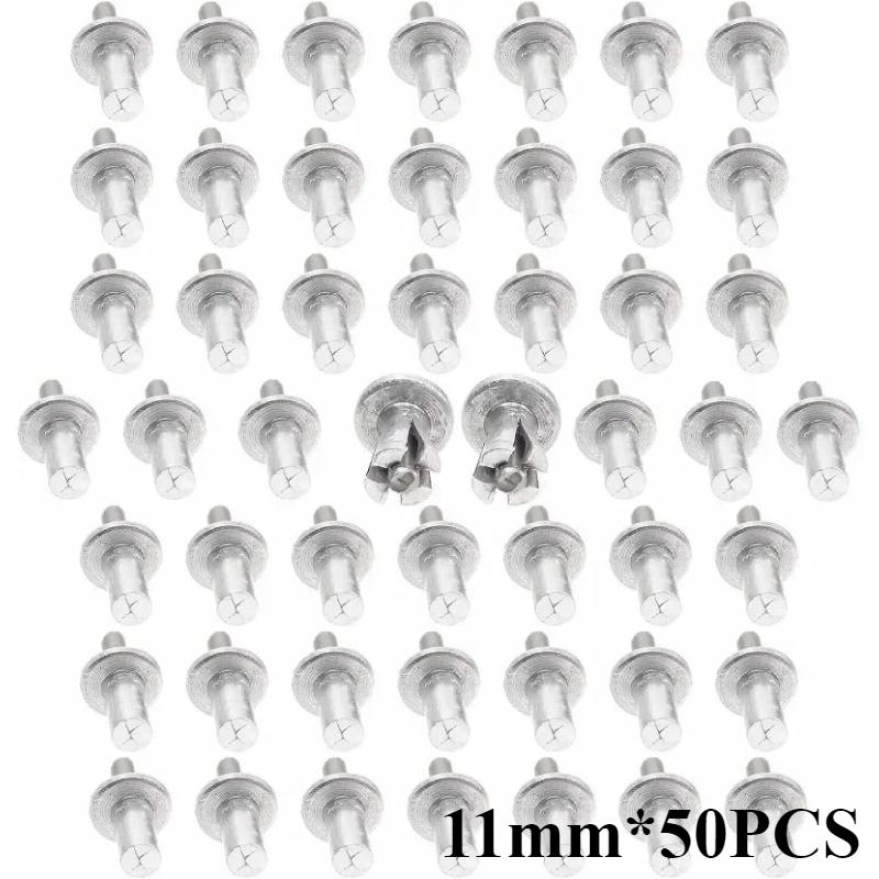 

Распорные заклепки из алюминиевого сплава Распорные заклепки с молотковым приводом Стальной стержень с ударным механизмом Винты Гвозди Крепеж Инструменты 11mm*50PCS