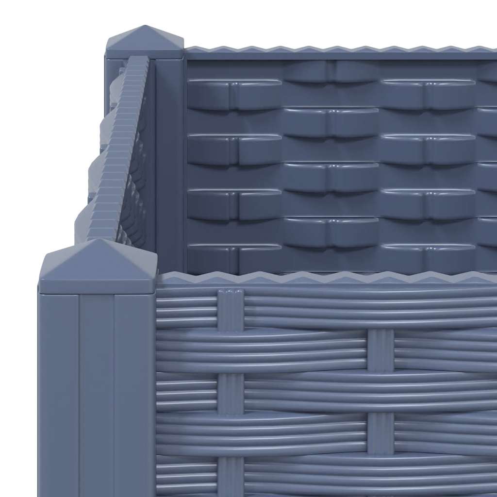 Raised Garden Bed 40 x 40 x 23 cm Polypropylene