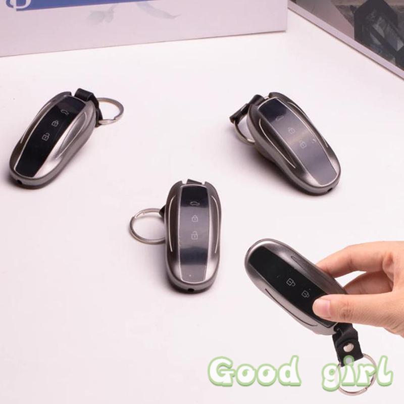 1 Piece Funny Trick Toys For Children Black Electric Shock Car Key Prank Toy Keychain Practical Jokes Kids Gift And Fun Moments